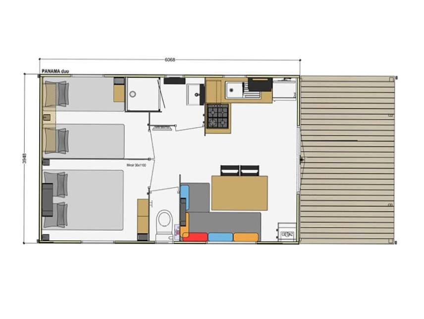 Camping Le Camp Du Domaine 博尔马斯·莱斯·米默萨斯 客房 照片